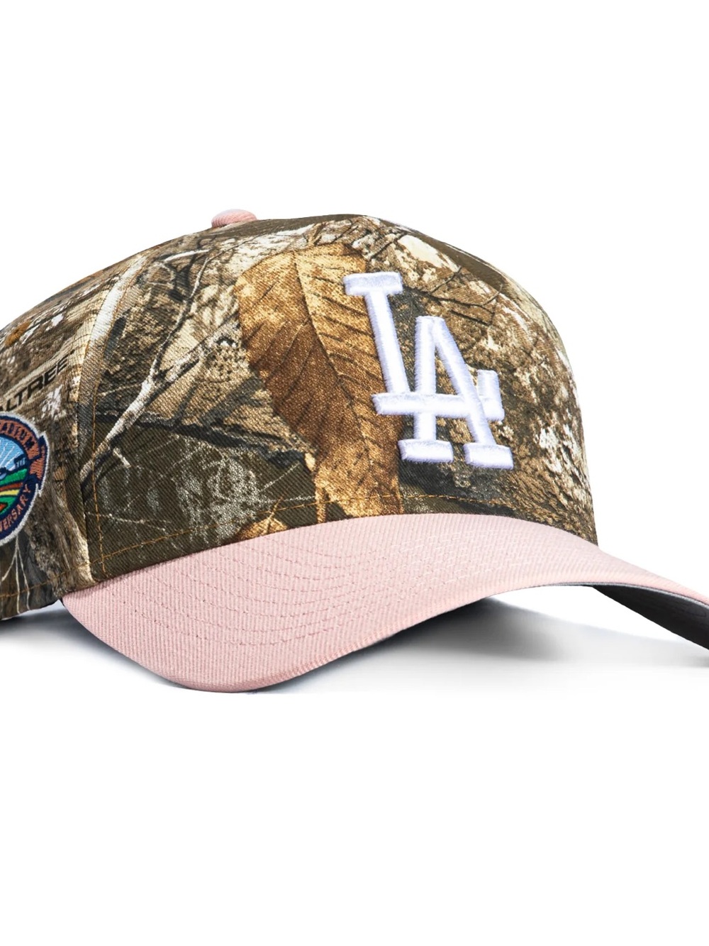 LA Dodgers 50th Anniversary Camo Pink Baseball Cap
